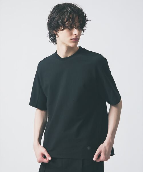 DESIGNWORKS/デザインワークス 【接触冷感 / COVEROSS(R) 】ハンマースリーブ Tシャツ / セット ブラック 50 DESIGNWORKS/デザインワークス 【接触冷感 / COVEROSS(R) 】ハンマースリーブ Tシャツ / セット ブラック 50