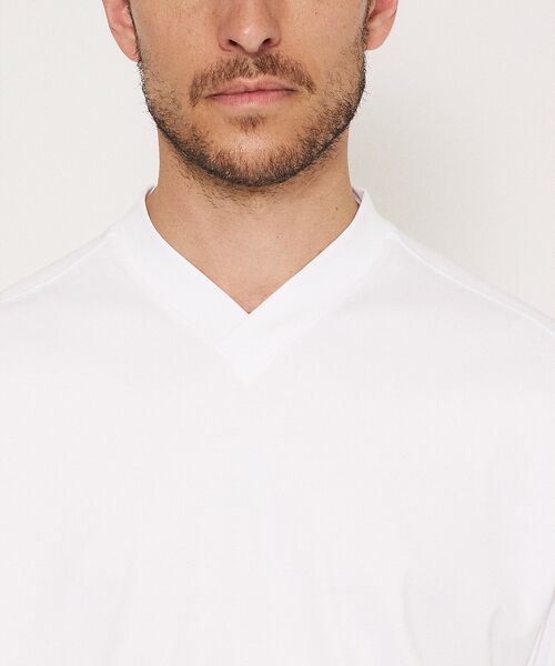 DESIGNWORKS / デザインワークス Tシャツ | 【シルケット加工】レイヤード Vネック Tシャツ | 詳細4