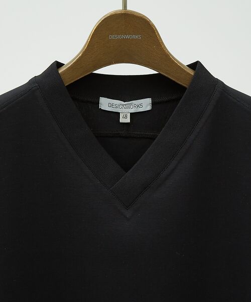 DESIGNWORKS / デザインワークス Tシャツ | 【シルケット加工】レイヤード Vネック Tシャツ | 詳細12