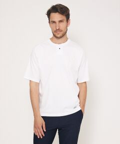 DESIGNWORKS / デザインワークス Tシャツ | 【シルケット加工】変形ヘンリーネック Tシャツ
