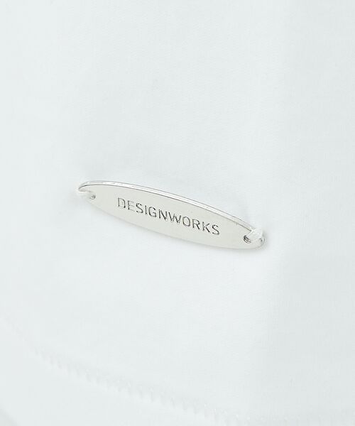 DESIGNWORKS / デザインワークス Tシャツ | 【シルケット加工】変形ヘンリーネック Tシャツ | 詳細5