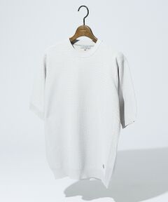 DESIGNWORKS / デザインワークス Tシャツ | 【セットアップ対応】ヘリンボーン サマーニット Tシャツ