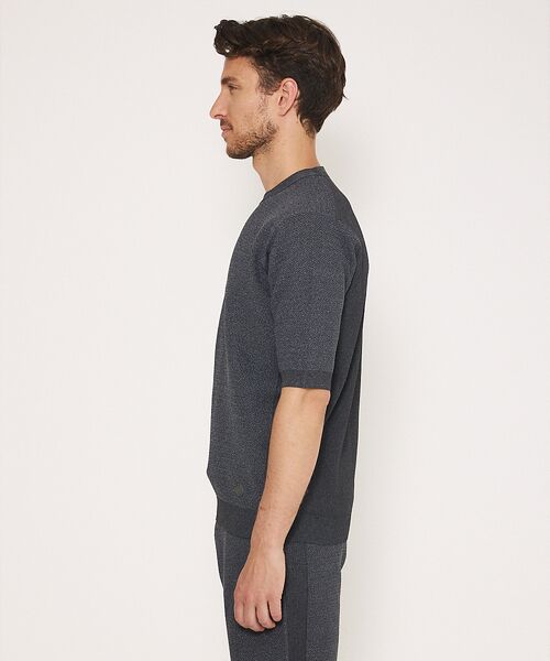 DESIGNWORKS / デザインワークス Tシャツ | 【セットアップ対応】ヘリンボーン サマーニット Tシャツ | 詳細2