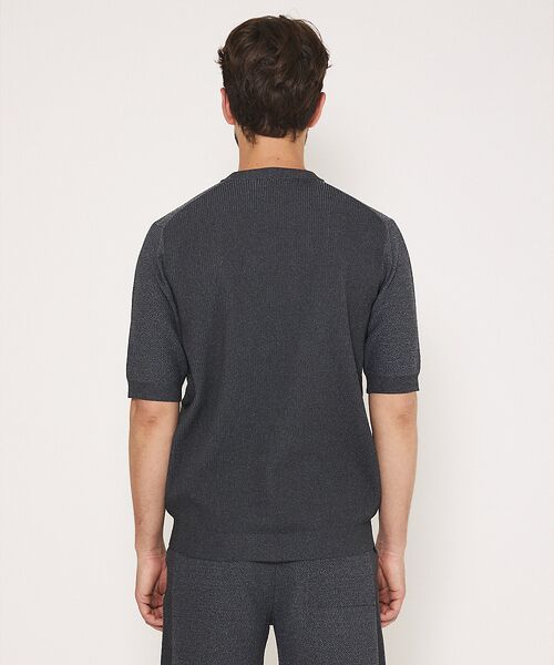 DESIGNWORKS / デザインワークス Tシャツ | 【セットアップ対応】ヘリンボーン サマーニット Tシャツ | 詳細3