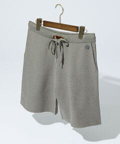 DESIGNWORKS / デザインワークス ショート・ハーフ・半端丈パンツ | 【セットアップ対応】ヘリンボーン サマーニット ショートパンツ