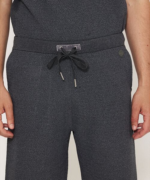 DESIGNWORKS / デザインワークス ショート・ハーフ・半端丈パンツ | 【セットアップ対応】ヘリンボーン サマーニット ショートパンツ | 詳細4