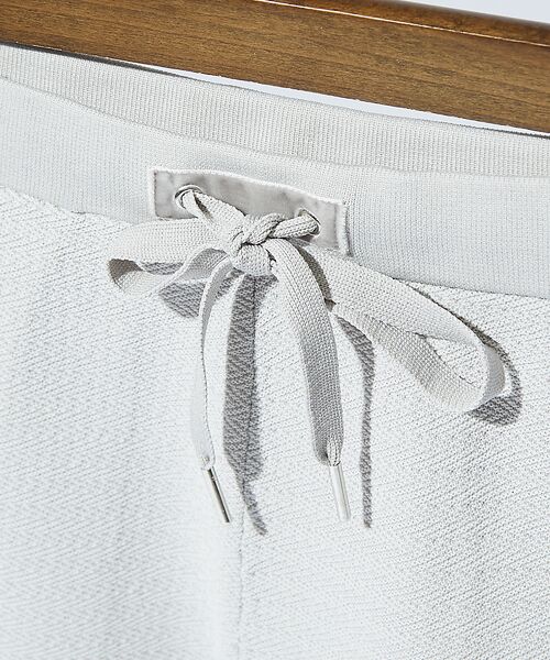 DESIGNWORKS / デザインワークス ショート・ハーフ・半端丈パンツ | 【セットアップ対応】ヘリンボーン サマーニット ショートパンツ | 詳細14