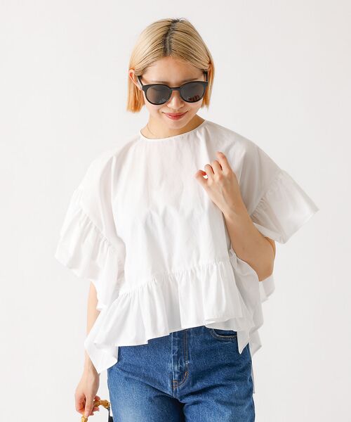 DESIGNWORKS / デザインワークス シャツ・ブラウス | 【BEAUVET/ボーヴェット 】マルチWAYラッフルポンチョブラウス | 詳細3