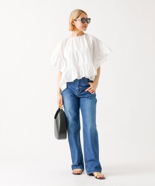 DESIGNWORKS / デザインワークス シャツ・ブラウス | 【BEAUVET/ボーヴェット 】マルチWAYラッフルポンチョブラウス | 詳細5