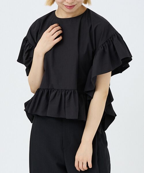 DESIGNWORKS / デザインワークス シャツ・ブラウス | 【BEAUVET/ボーヴェット 】マルチWAYラッフルポンチョブラウス | 詳細7