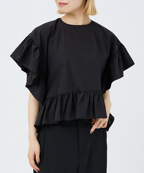 DESIGNWORKS / デザインワークス シャツ・ブラウス | 【BEAUVET/ボーヴェット 】マルチWAYラッフルポンチョブラウス | 詳細8