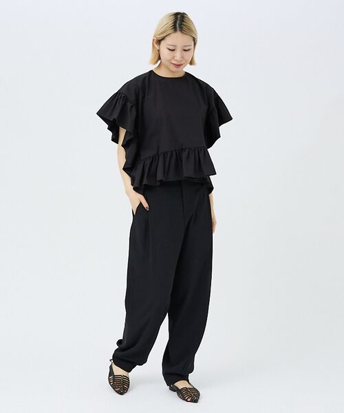 DESIGNWORKS / デザインワークス シャツ・ブラウス | 【BEAUVET/ボーヴェット 】マルチWAYラッフルポンチョブラウス | 詳細9