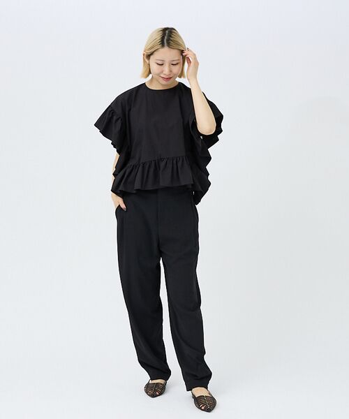 DESIGNWORKS / デザインワークス シャツ・ブラウス | 【BEAUVET/ボーヴェット 】マルチWAYラッフルポンチョブラウス | 詳細10