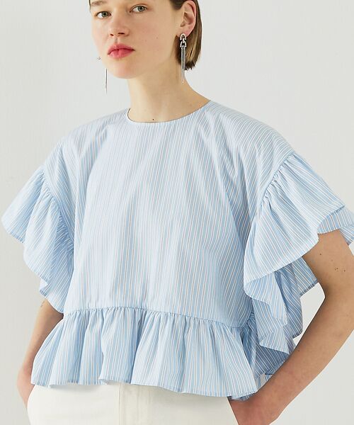 DESIGNWORKS / デザインワークス シャツ・ブラウス | 【BEAUVET/ボーヴェット 】マルチWAYラッフルポンチョブラウス | 詳細11