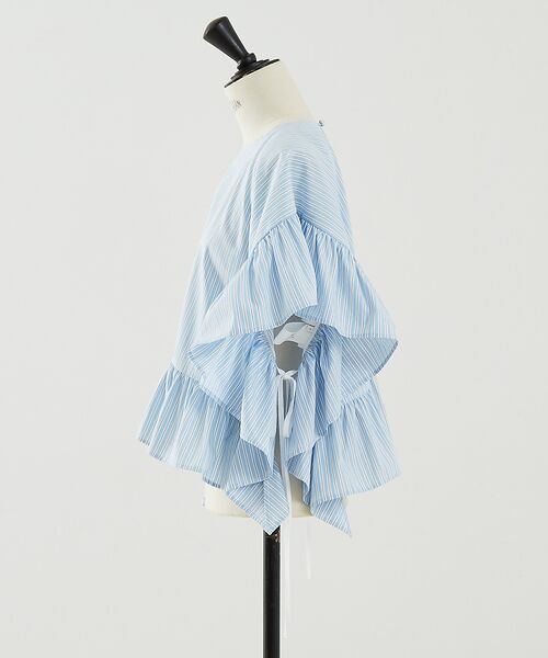 DESIGNWORKS / デザインワークス シャツ・ブラウス | 【BEAUVET/ボーヴェット 】マルチWAYラッフルポンチョブラウス | 詳細22