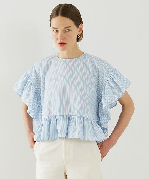 DESIGNWORKS / デザインワークス シャツ・ブラウス | 【BEAUVET/ボーヴェット 】マルチWAYラッフルポンチョブラウス | 詳細12