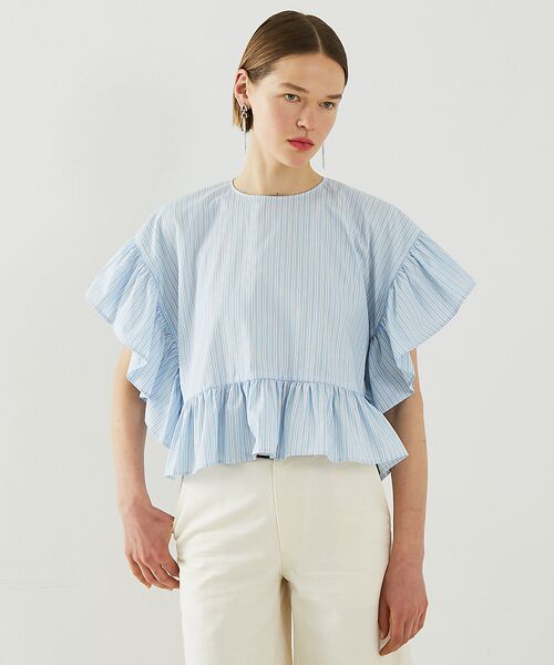 DESIGNWORKS / デザインワークス シャツ・ブラウス | 【BEAUVET/ボーヴェット 】マルチWAYラッフルポンチョブラウス | 詳細13