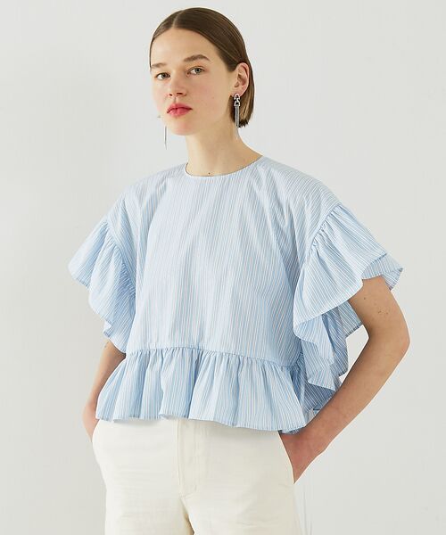 DESIGNWORKS / デザインワークス シャツ・ブラウス | 【BEAUVET/ボーヴェット 】マルチWAYラッフルポンチョブラウス | 詳細14