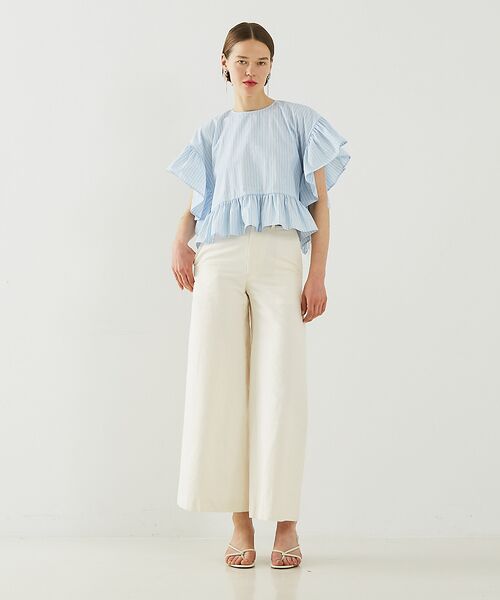 DESIGNWORKS / デザインワークス シャツ・ブラウス | 【BEAUVET/ボーヴェット 】マルチWAYラッフルポンチョブラウス | 詳細15