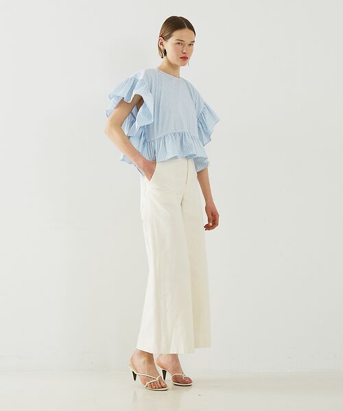 DESIGNWORKS / デザインワークス シャツ・ブラウス | 【BEAUVET/ボーヴェット 】マルチWAYラッフルポンチョブラウス | 詳細16