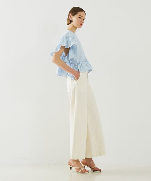 DESIGNWORKS / デザインワークス シャツ・ブラウス | 【BEAUVET/ボーヴェット 】マルチWAYラッフルポンチョブラウス | 詳細17