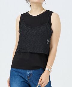 DESIGNWORKS / デザインワークス Tシャツ | 【BEAUVET /ボーヴェット】レースキャミ＆タンクセット