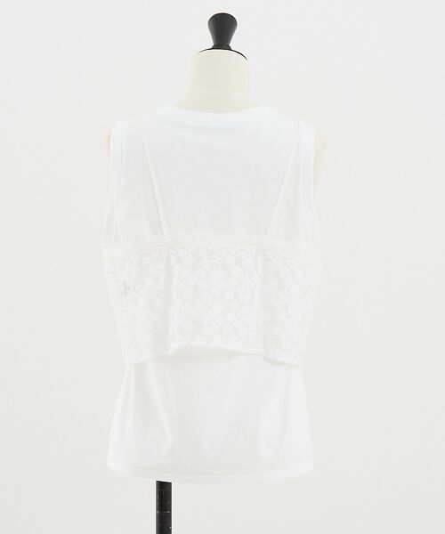 DESIGNWORKS / デザインワークス Tシャツ | 【BEAUVET /ボーヴェット】レースキャミ＆タンクセット | 詳細9