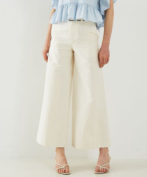 EMMETI デザインワークス美品　パンツ46 120-221-99v-1100-10.jpg