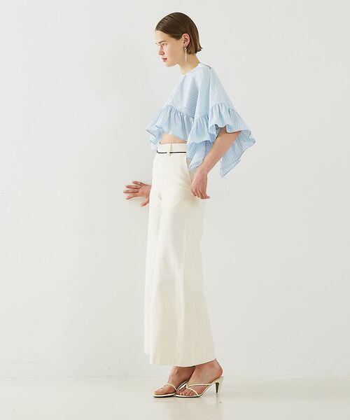 DESIGNWORKS / デザインワークス パンツ | 【BEAUVET/ボーヴェット】 ハイウエストワイドパンツ | 詳細2