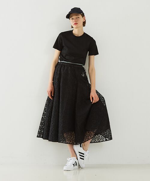 DESIGNWORKS / デザインワークス ロング・マキシ丈スカート | 【BEAUVET/ボーヴェット】 レースフレアスカート | 詳細15