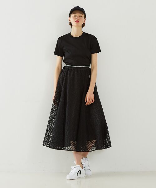 DESIGNWORKS / デザインワークス ロング・マキシ丈スカート | 【BEAUVET/ボーヴェット】 レースフレアスカート | 詳細16