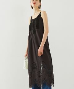 DESIGNWORKS / デザインワークス ワンピース | 【BEAUVET/ボーヴェット 】エンブロイダリーレースキャミドレス