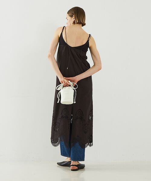 DESIGNWORKS / デザインワークス ワンピース | 【BEAUVET/ボーヴェット 】エンブロイダリーレースキャミドレス | 詳細4