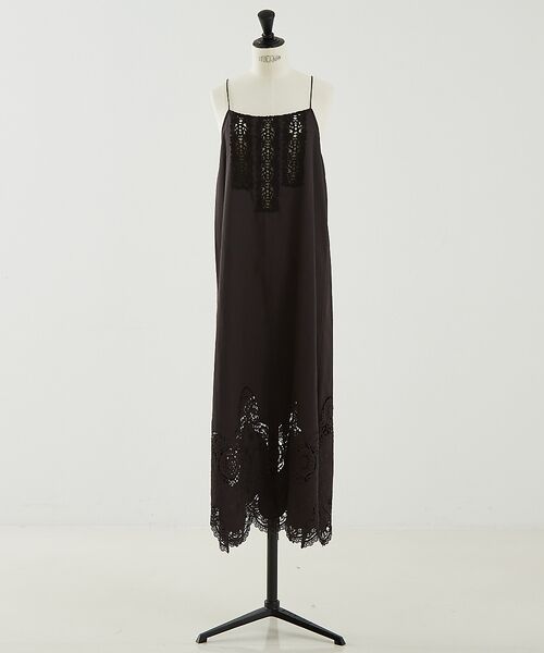 DESIGNWORKS / デザインワークス ワンピース | 【BEAUVET/ボーヴェット 】エンブロイダリーレースキャミドレス | 詳細9