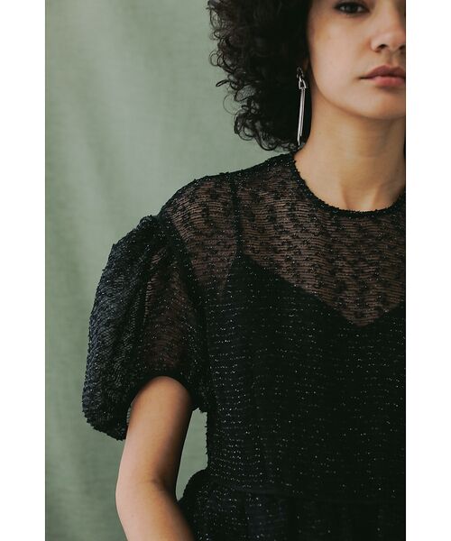 DESIGNWORKS / デザインワークス ワンピース | 【BEAUVET/ボーヴェット】 カットジャガードドレス | 詳細10