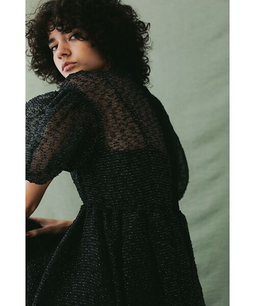 DESIGNWORKS / デザインワークス ワンピース | 【BEAUVET/ボーヴェット】 カットジャガードドレス | 詳細12