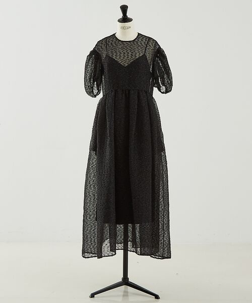 DESIGNWORKS / デザインワークス ワンピース | 【BEAUVET/ボーヴェット】 カットジャガードドレス | 詳細16