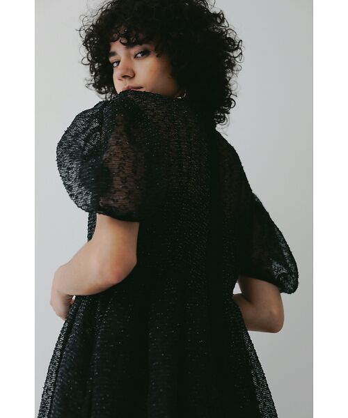 DESIGNWORKS / デザインワークス ワンピース | 【BEAUVET/ボーヴェット】 カットジャガードドレス | 詳細8