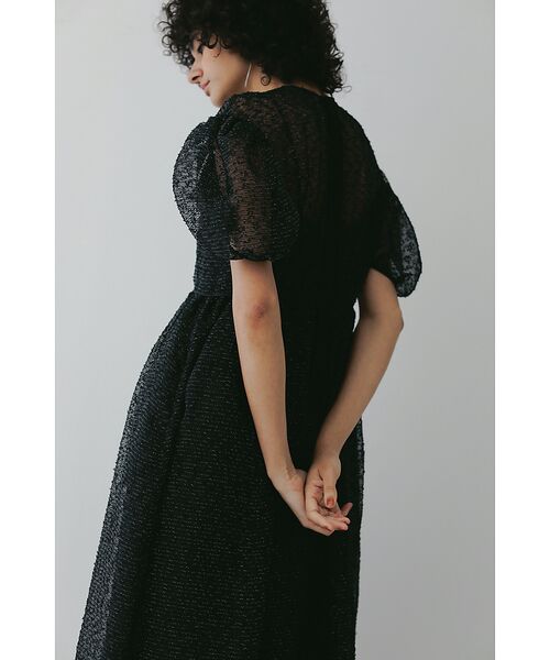 DESIGNWORKS / デザインワークス ワンピース | 【BEAUVET/ボーヴェット】 カットジャガードドレス | 詳細9