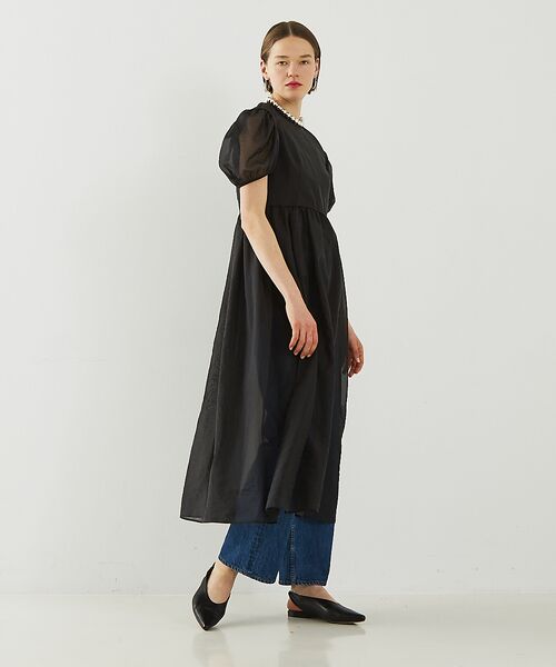 DESIGNWORKS / デザインワークス ワンピース | 【BEAUVET/ボーヴェット 】オーガンジードレス | 詳細1