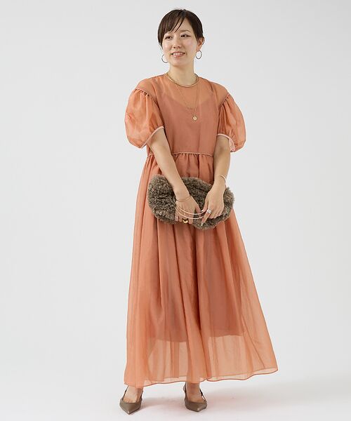 DESIGNWORKS / デザインワークス ワンピース | 【BEAUVET/ボーヴェット 】オーガンジードレス | 詳細2