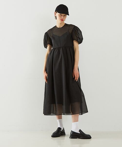 DESIGNWORKS / デザインワークス ワンピース | 【BEAUVET/ボーヴェット 】オーガンジードレス | 詳細13