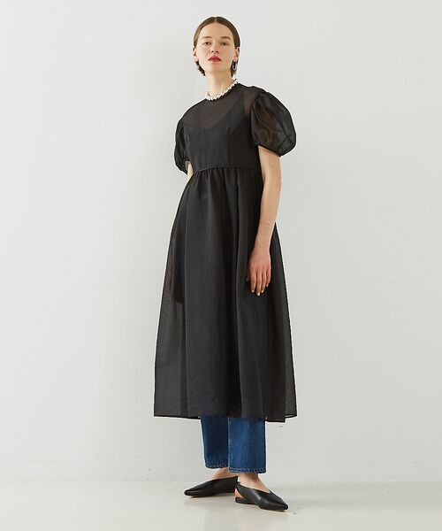 DESIGNWORKS / デザインワークス ワンピース | 【BEAUVET/ボーヴェット 】オーガンジードレス | 詳細5