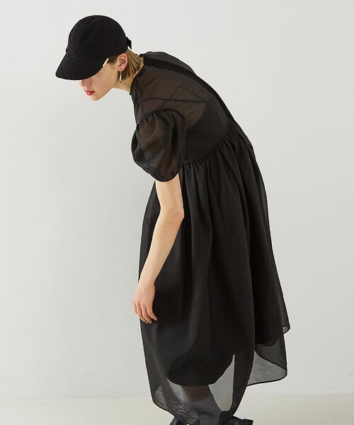 DESIGNWORKS / デザインワークス ワンピース | 【BEAUVET/ボーヴェット 】オーガンジードレス | 詳細7