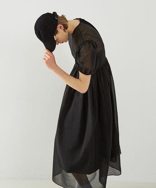 DESIGNWORKS / デザインワークス ワンピース | 【BEAUVET/ボーヴェット 】オーガンジードレス | 詳細8