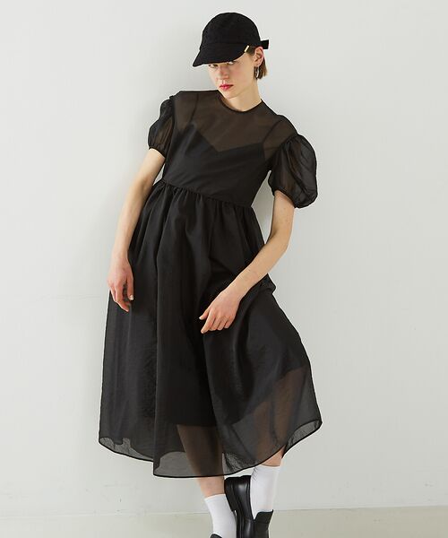 DESIGNWORKS / デザインワークス ワンピース | 【BEAUVET/ボーヴェット 】オーガンジードレス | 詳細9