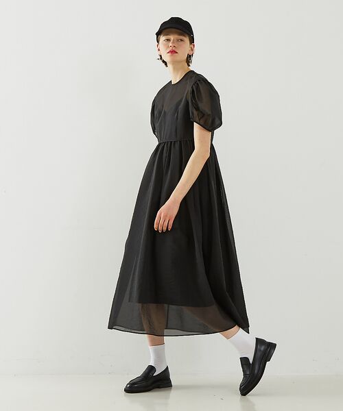 DESIGNWORKS / デザインワークス ワンピース | 【BEAUVET/ボーヴェット 】オーガンジードレス | 詳細10