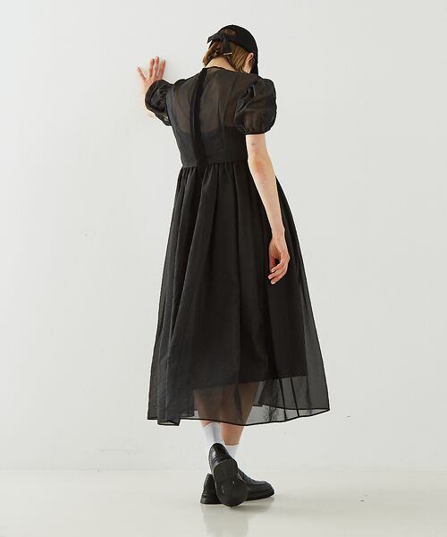 DESIGNWORKS / デザインワークス ワンピース | 【BEAUVET/ボーヴェット 】オーガンジードレス | 詳細11