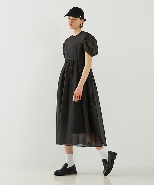 DESIGNWORKS / デザインワークス ワンピース | 【BEAUVET/ボーヴェット 】オーガンジードレス | 詳細12