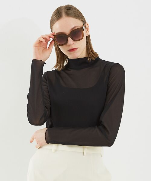 DESIGNWORKS / デザインワークス シャツ・ブラウス | オーガンジートリコットブラウス | 詳細3